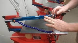 How to use the Hegner QuickClamp on a Hegner Scroll Saw