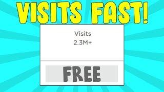 HOW TO GET GAME VISITS FAST IN ROBLOX!