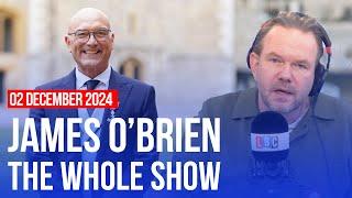 ‘How Gregg Wallace allegations cross the line’ | James O’Brien - The Whole Show