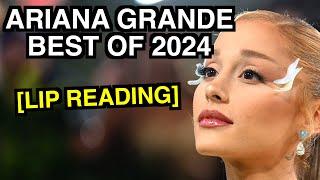 Ariana Grande Best Moments 2024 (Lip Reading)