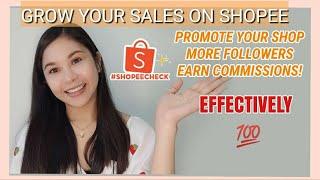 GROW YOUR SALES ON SHOPEE EFFECTIVELY 