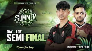 [ Semi Final Day-1 ] ORION ESPORTS Present SUMMER BASH FT - #godlike #soul #forever #blind #Gt