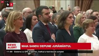 REPUBLICA MOLDOVA - CEREMONIA DE ÎNVESTIRE A MAIEI SANDU, AL DOILEA MANDAT_Știri B1TV_24 dec. 2024