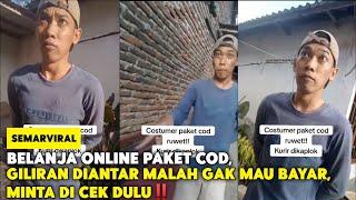 Beli Paket COD Uda Dianter Malah Ga Mau Bayar, Giliran Mau Dibawa Balik Malah Marah²‼️