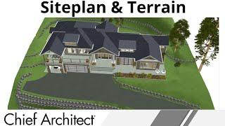 Creating a Terrain and Site Plan