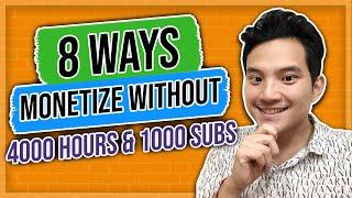 How To Monetize Youtube Videos Without 4000 hours And 1000 Subscribers 2019 That NO ONE teaches you!