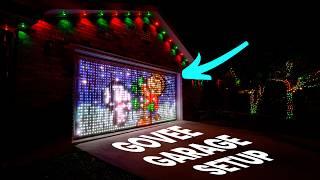 The EASIEST Way to Install Govee Curtain Lights 2 on a Garage Door