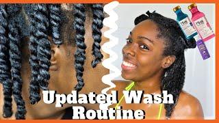 Texturized Hair Wash Day Routine +Trim | Maui Moisture | ShelloStyles