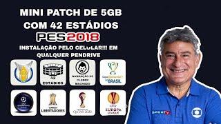 PES 2018 PATCH GRÁTIS - LICENCIA TIMES, UNIFORMES, 43 ESTÁDIOS, MELHORA GRÁFICA & MAIS... (XBOX 360)