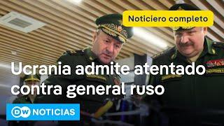  DW Noticias 17 diciembre: Bomba contra alto cargo militar en pleno Moscú  [Noticiero completo]