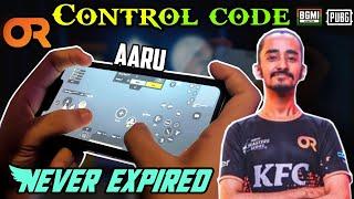 OR Aaru 5 finger control code Bgmi and Global layout ll Evil Daxter #ORAarucontrolcode