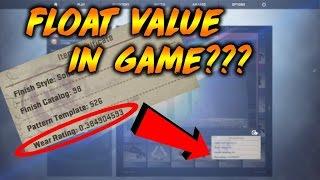 Check Float Values in Game?! (NEW CS:GO FEATURES!)