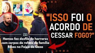 HAMAS DESFILA COM OS C0RP0S DE FAMÍLIA REFÉM NA FAIXA DE GAZA