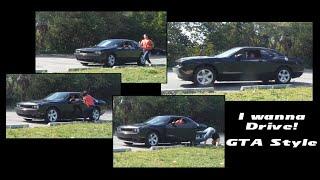 REAL LIFE GTA 5 Poofykins getting his car yoinked by gta hooker :P