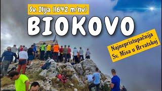 BIOKOVO - Sv. ILIJA | Najnepristupačnija Sv. MISA u Hrvatskoj (1642 m/nv) #planinarenje