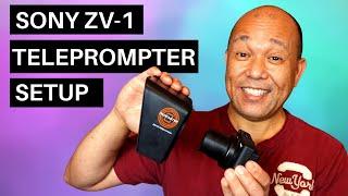 Use a Sony ZV1 with a Teleprompter! | G7x and Rx100 too!