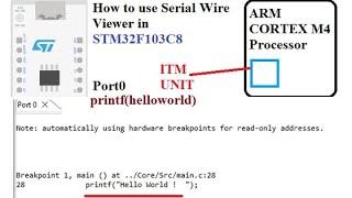 Stm32 printf data on ITM Data Console SWV HOW TO PRINT DATA USING PRINTF USING ITM SWV