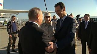 Putin Joins Assad at Military Base in Syria