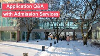 Advice for applying to international Master's programmes – interview with Admission Services