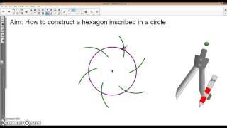 How to Construct a Hexagon within a Circle