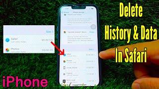 How to Delete Safari History and Data on iPhone X