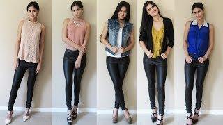 How to Style Wetlook Leggings