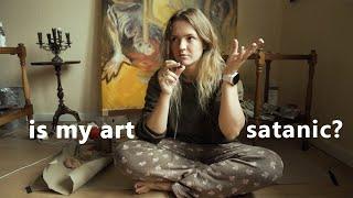 I won’t explain my art to you | Oil painting process - 26-year-old artist in Berlin