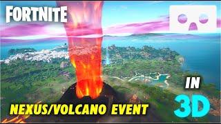 Fortnite Season Nexus/Volcano Event in 3D sbs - VR Headset Compatible (Not 360°)