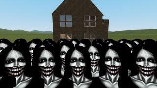 Kuchisake Onna Vs Houses In Garry's Mod! (Part 16)