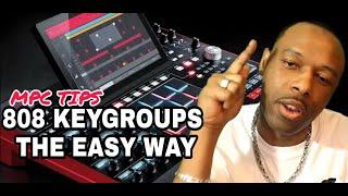Using KEYGROUPS for 808s The EASY WAY (MPC Tutorial) * MPC X * MPC Live * MPC One