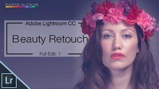 Lightroom Tutorial - Editing Portrait Photos - Full Retouch