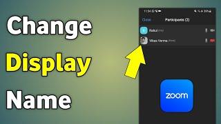 Zoom Display Name Change | Change Name In Zoom App | Zoom Name Change In Meeting