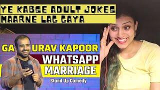Reaction | WHATSAPP MARRIAGE | JOURNALISM | Gaurav Kapoor | Stand Up Comedy | Praveshika Katoch