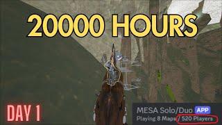 HOW A 20000 HOUR SOLO PLAYS ARK ON WIPE DAY - ARK PvP