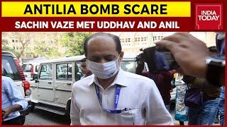 Antilia Bomb Scare: NIA Reveals Sachin Vaze Met Uddhav Thackeray & Anil Deshmukh Before Incident