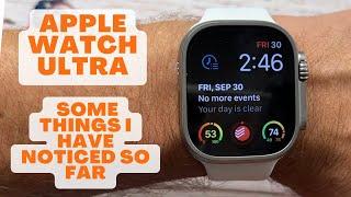 Apple Watch Ultra - A Few Thoughts After 1 Month