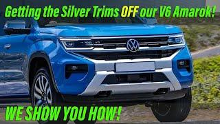 Taking the grille and the lower trim off our NEW 2024 Volkswagen Amarok V6 - Custom Amarok Build Pt1