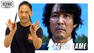 Knife Expert Breaks Down Squid Game Knife Fight | 오징어 게임 | Scenic Fights