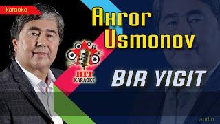 Axror Usmonov   Bir yigit karaoke (minus) | Ахрор Усмонов - Бир йигит караоке (минус)
