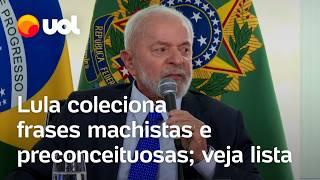 Lula teve pelo menos 4 falas machistas e preconceituosas em 2024; vídeos mostram declarações