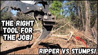 Ripper VS Trees And Stumps! AWESOME!