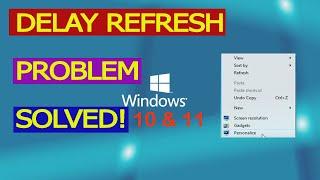 How to Fix the Delay Refresh Problem in Windows 10 and 11 II IT Boy.