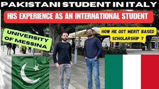 PAKISTANI STUDENT IN ITALY WITH MERIT BASED SCHOLARSHIP!! HIS OWN EXPERIENCE OF VISA! #visa