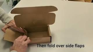 How to fold a tab locking box (and common errors)