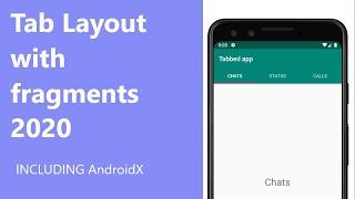 Create tab layout with fragments in Android studio 2020