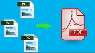 Convert images to PDF in windows 7/8/10