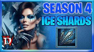 Diablo 4 Season 4 Ice Shards Sorceress Build Guide : Whats New? Is it good? Season 4 Cold Sorc