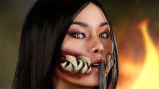 Mortal Kombat 11 Shao Kahn Reacts to his Daughter Mileena Death Scene