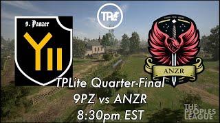 Competitive Hell Let Loose | TPLite Quarter-Finals | ANZR vs 9PZ | Utah | Admin Cam & Live Stream