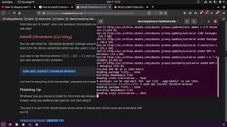 23 How to install chromium on ubuntu